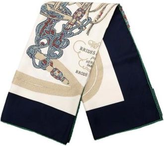 Herm&egrave;s Pre-owned Scarves, female, Multicolor, Size: ONE SIZE Pre-owned Brides De Gala Scarf