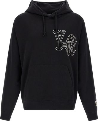 Yohji Yamamoto Black El5 Gfx Hoodie