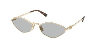 Miu Miu MU56ZS ZVN50K Womens Sunglasses Gold Size 56