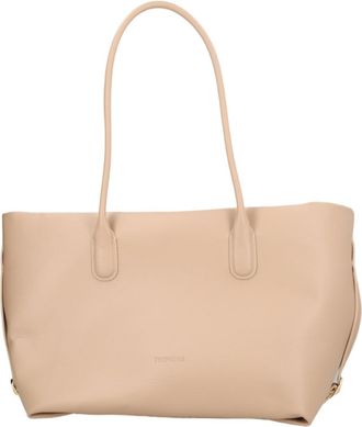 Themoir&egrave; Beige Tallia Matte Finish Tote Bag