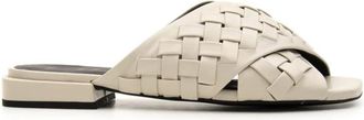 Furla Gerla Mule Sandalen - Dames - Sandalen - Beige - 36 EU - Schoenen
