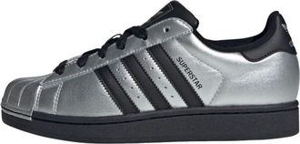 adidas (WMNS) adidas Superstar II Silver Metallic Black IH1599