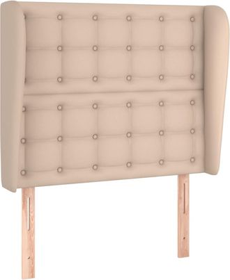 vidaXL Vidaxl - Testiera Ad Orecchio Cappuccino 103x23x118/128 Cm In Similpelle