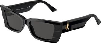 Jimmy Choo London JC5009 500087 Womens Sunglasses Black Size 53