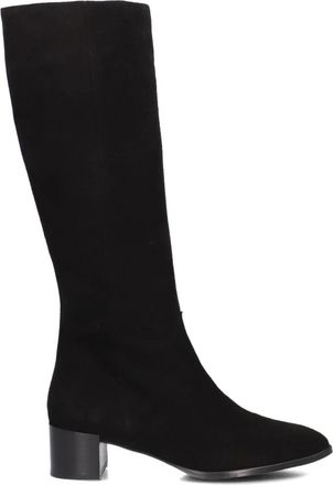 Notre-V Schoenen, Dames, Zwart, 43 EU, Su&egrave;de, Zwarte Su&egrave;de Hoge Hak Laarzen