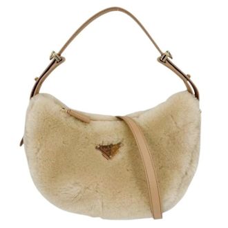 Prada Pre-owned 1Bc194 Handbag - Dames - Pre-owned - Beige - Maat: ONE Size