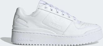 adidas Originals Unisex FORUM BOLD SHOES - White Leather - Size UK 3