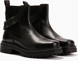 Osprey Womens Osprey London The Guildford Chelsea Leather Womens Black Boots - Size: 4
