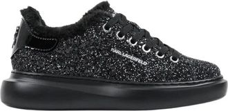 Karl Lagerfeld Kore Sneakers - Dames - Schoenen - Zwart - Maat: 36 EU Leer