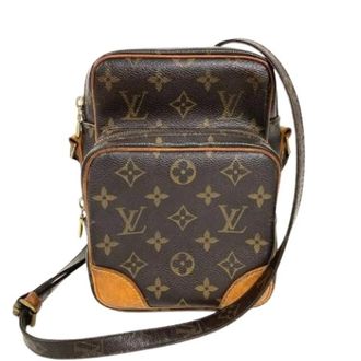 Louis Vuitton Pre-owned Cross Body Bags, female, Brown, Size: ONE SIZE Pre-owned Amazone Shoulder Bag