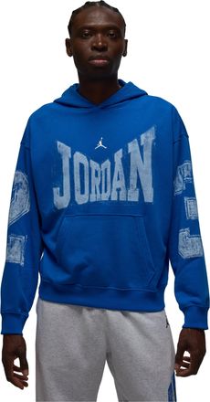 Nike Jordan Air Jordan Brooklyn Collegiate Pullover Oversized Hoodie Sport Blue Sail HV0093-459