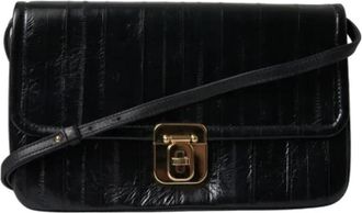 Dolce & Gabbana Pre-owned Fabric shoulder-bags - Dames - Vintage Schoudertas - Zwart - ONE Size - Leer - Vintage