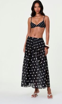 Nicholas Marit Skirt in Black/ivory Polka Dot at Nordstrom, Size X-Large