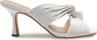 Michael Kors ALESSIA MULE in white leather