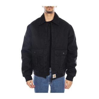 Carhartt Work in Progress Jassen - Heren - Zomerjassen - Zwart - XL - Jassen