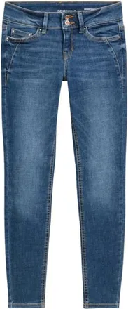 Tom Tailor Dames, Jeans, Blauw, Maat: W27 Denim