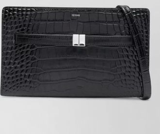 Toteme mini leather crossbody clutch bag