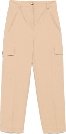 Twinset Twin-set Broek - Dames - Straight fit broeken - Bruin - L - Broeken