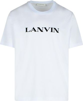 Lanvin White Cotton T-Shirt