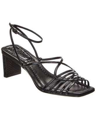 Alexandre Birman Naya 50 Embossed Leather Sandal