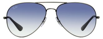 Ray-Ban RB3558 Gradient Lens Aviator Sunglasses - Gray