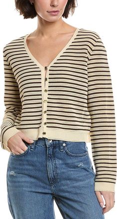 Rag & Bone Zoey Stripe Cardigan
