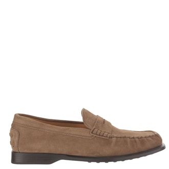 Tod's Brown Slip-on Loafers