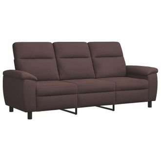 vidaXL Divano Marrone Scuro 214 X 90 X 95 Cm Tessuto Vidaxl