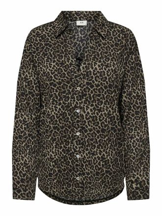 Jacqueline de Yong Bedrukte blouse met lange mouwen