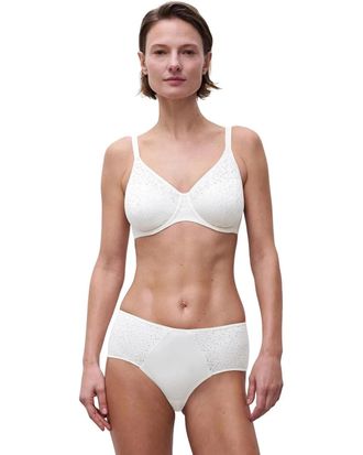 Chantelle Norah Underwire Bra Womens White Full Coverage Unlined SGN1753