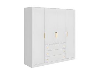 VENTE-UNIQUE.COM Armario madera blanco