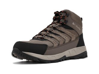 Columbia Strata Trailtm Mid Wp Mens Shoes Mud/Desert Sun : 10.5 E - Wide, Suede/Synthetic