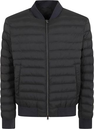 Herno Gewatteerde jas met hoge kraag - Heren - Winterjassen - Zwart - M - Jassen