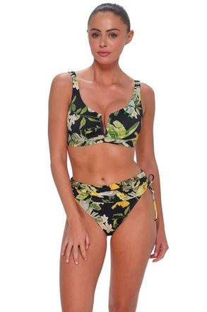 Sunsets Vienna V-Wire Bikini Swimsuit Top - DD Cup in Night Bloom at Nordstrom, Size 32