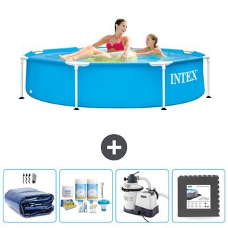 Intex Piscina Con Estructura Redonda - 244x51 Cm - 7-piezas Scb61