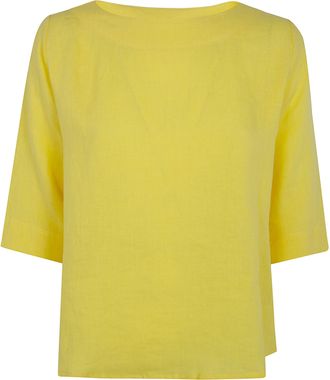Whyci Shirt Linen Yellow