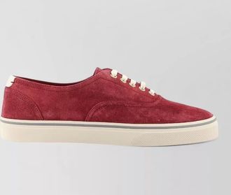 Brunello Cucinelli suede leather sneakers
