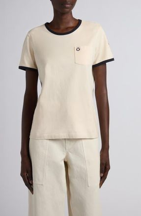 Moncler Ringer T-Shirt in White at Nordstrom, Size Xx-Large