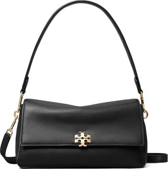 Tory Burch Small Charlie Shoulder Bag - Dames - Schoudertassen - Zwart - ONE Size - Leer - Tassen