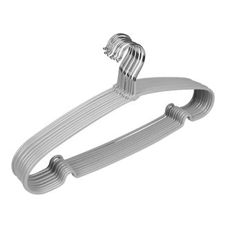 OEM Perchas Antideslizantes De Pl&aacute;stico Grueso, 10 Unidades, Para - Gris