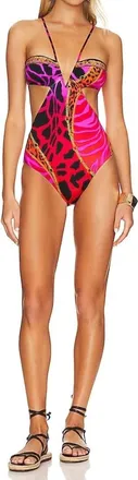 Camilla V Wire Cut Out One Piece In Always Change Your Spots