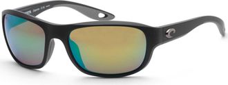 Costa Costa del Mar Mens 58mm Black Sunglasses 6S9119-911905-58
