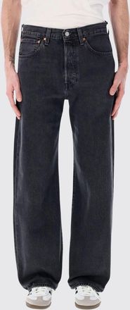 Levi's Jeans straight fit in denim di cotone con effetto usurato