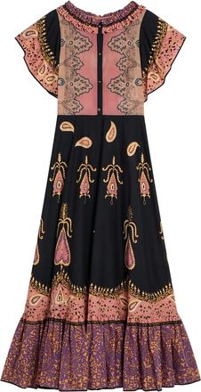 Valentino Garavani Mussola midi dress - women - Cotton - 38 - Blue