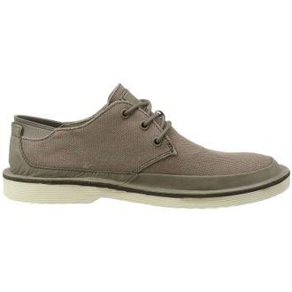 Camper Morrys K100088 Nubuck Textile Mens Lace Up Shoes - Light Grey - Size:UK 11