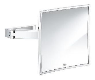 GROHE Selection Cube Espejo De Aumento Cosm&eacute;tico X3, Cromo /espejo (40808000)