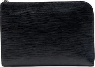 Louis Vuitton Pre-owned Pochette Jour - Dames - Vintage Clutch - Zwart - ONE Size - Vintage