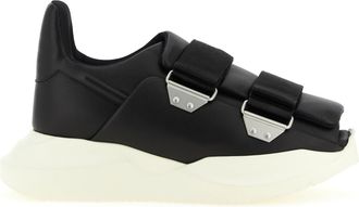 Rick Owens Black Calfskin Athletic Mens Sneakers