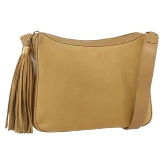 Gucci Borsa a spalla in pelle scamosciata Pre-owned - - Pre-owned - Donna - Beige - ONE SIZE