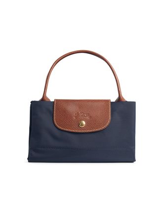 Longchamp M Le Pliage Original-Tasche aus recyceltem Marine-Tela